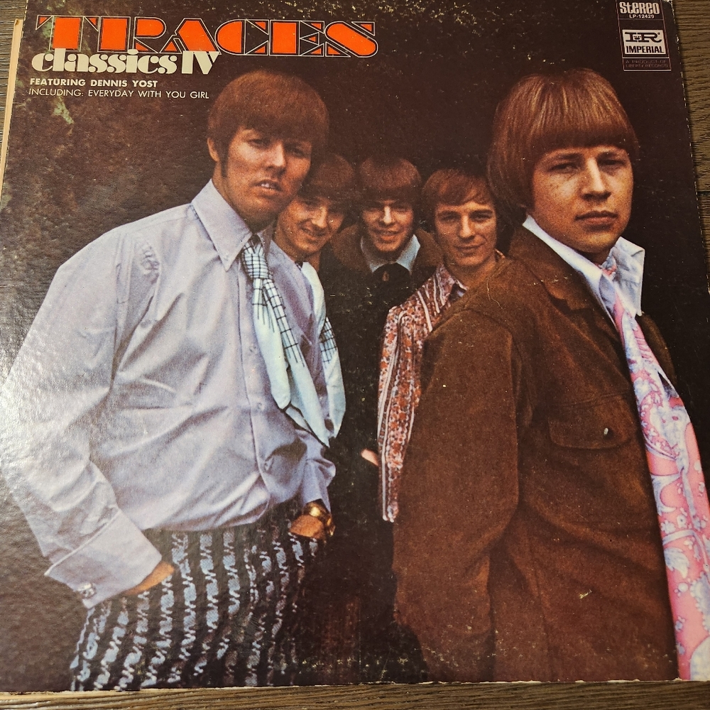 Vintage The Traces Classics IV Black Vinyl LP Imperial Records 1969 Dennis Yost
